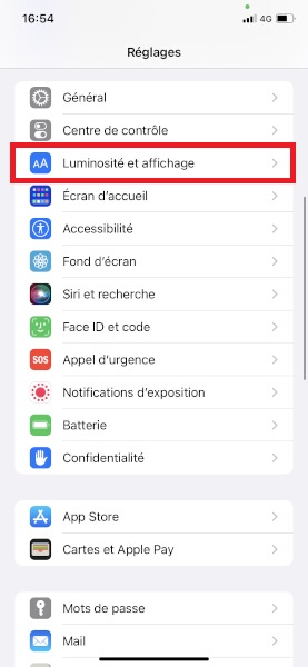 Changer la taille du texte.